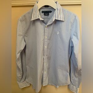 Ralph Lauren Button Front Shirt size 10